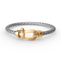 [Luna Brilliance]FORCE LARGE HORSESHOE NO DIAMOND BRACELET GOLD