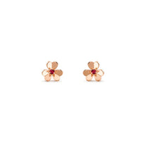 [Luna Brilliance]FRIVOLE  FLOWER PINK EARRINGS