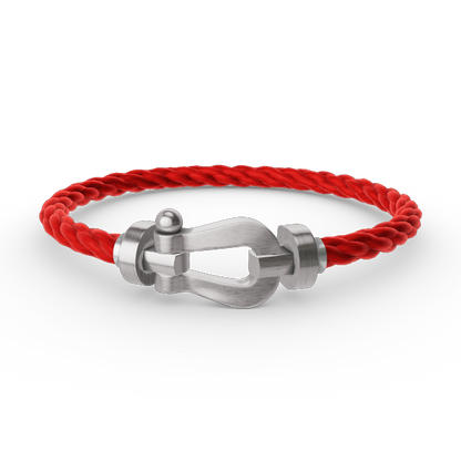 [Lunabriance]FORCE LARGE HORSESHOE NO DIAMOND BRACELET SILVER