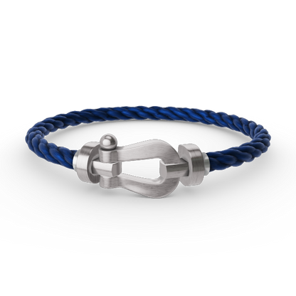 [Lunabriance]FORCE LARGE HORSESHOE NO DIAMOND BRACELET SILVER