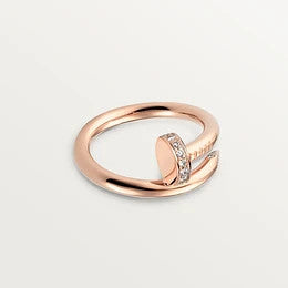 [Lunabriance]JUSTE RING 2.65MM PINK GOLD DIAMOND